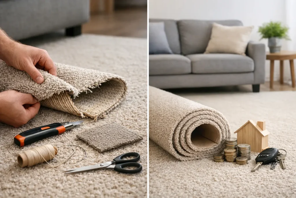 Carpet Repair vs Replacement Cost: What Pays Off?