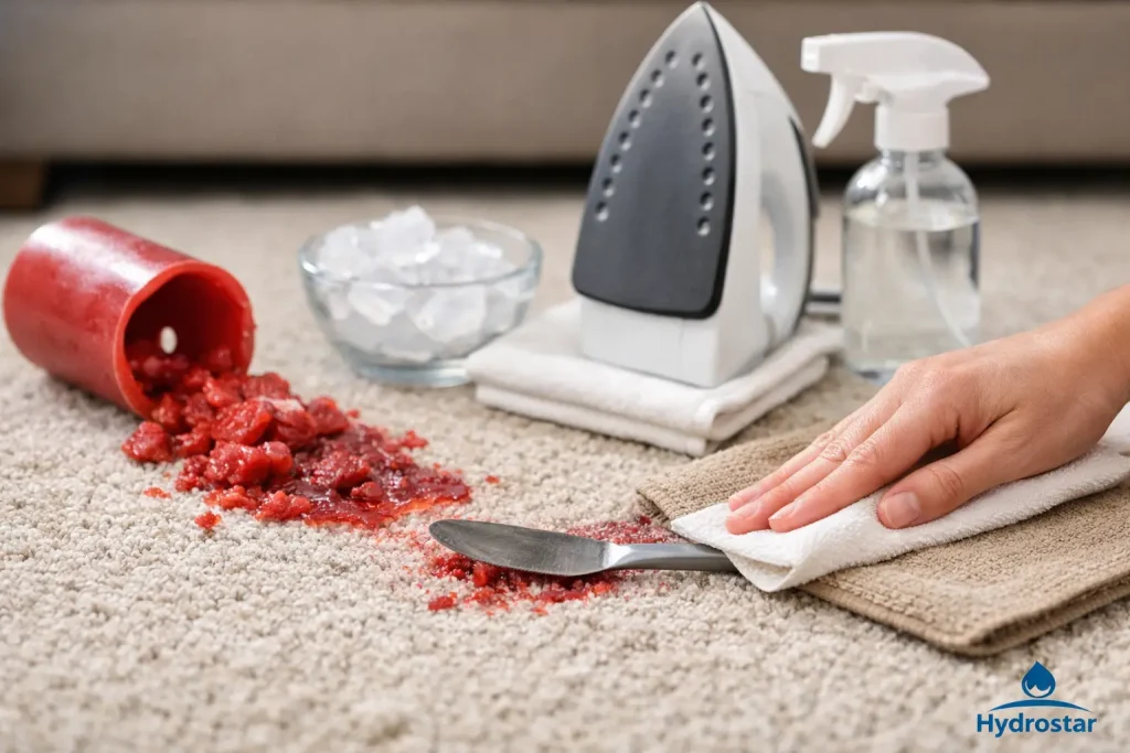 How to Remove Candle Wax From Carpet Safely