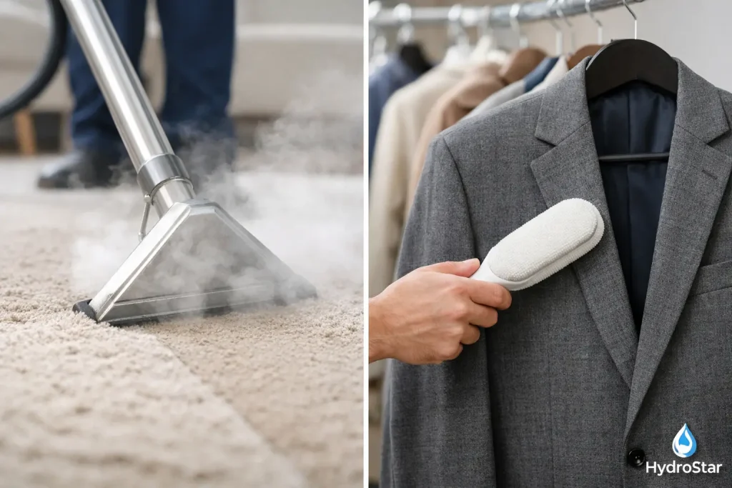 Steam Cleaning Versus Dry Cleaning Explained